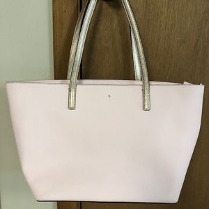 Authentic Kate spade blush Pink tote- barely used!